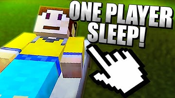 One Player Sleep in MCPE 1.18! - Minecraft Bedrock Edition!