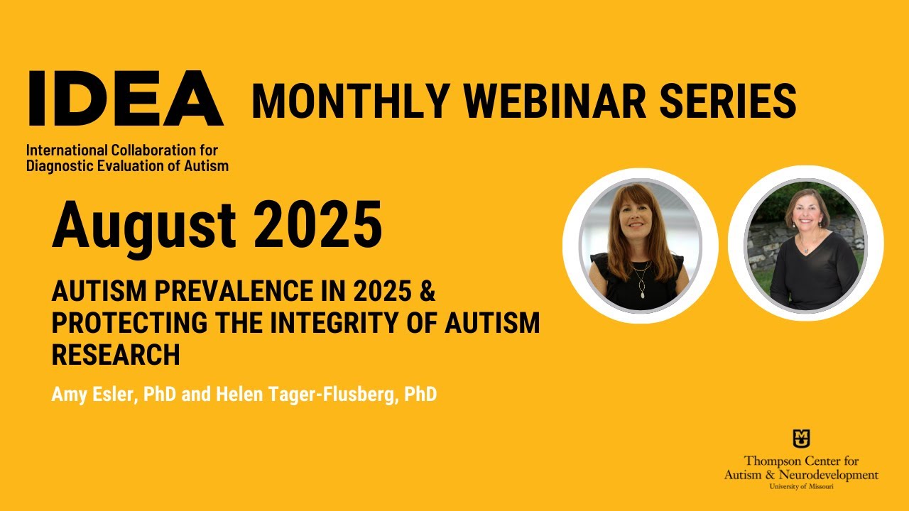 IDEA Webinar August 2025 - YouTube