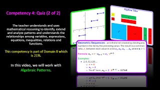 TExES 4-8 (115) Math Exam Competency 4: Quiz (2 of 2)