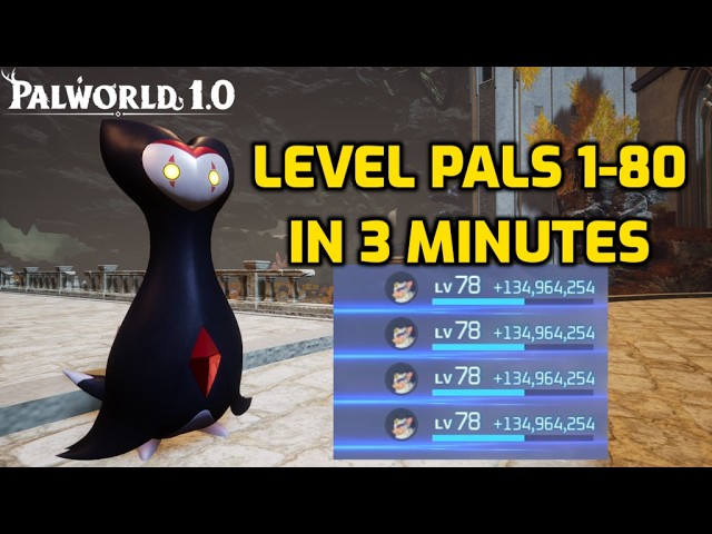 palpalページ Palworld: 1-80 in 3 Minutes - Palworld 1.0 Leveling Guide - YouTube