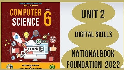 Class 6 computer chapter 2|Digital skills