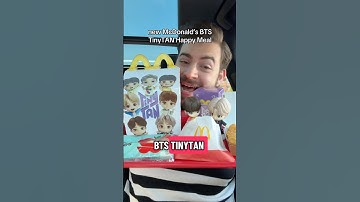 Unboxing McDonald’s new BTS TinyTAN Happy Meal #mcdonalds #fastfood #bts #tinytan
