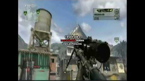 MW2 Amazing Quickscope and NoScope + cross map throwing knife