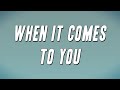 Fridayy - When It Comes To You (Lyrics)