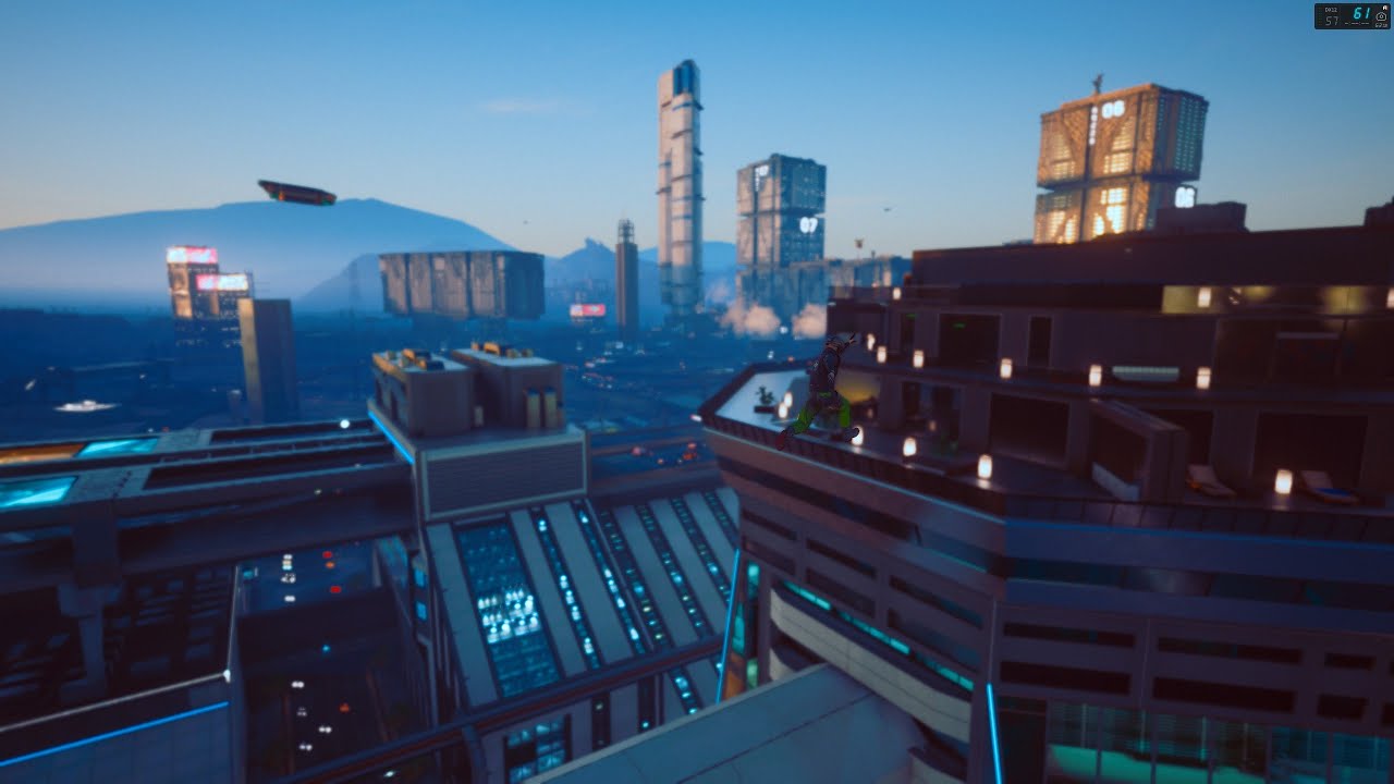 How to jump on a skyscraper in Cyberpunk 2077 - YouTube