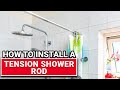 How To Install An Adjustable Tension Shower Rod Ace Hardware