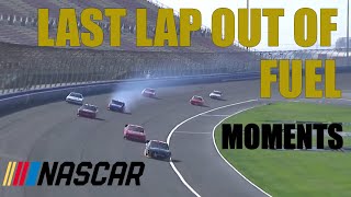 LAST LAP OUT OF FUEL MOMENTS | NASCAR PART 1