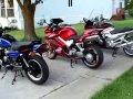 Yamaha FJR 1300   Honda VFR 800  Honda NightHawkS 700