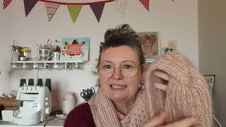 Journal créatif hiver 2024 : 18 février sip and knit et Christinès