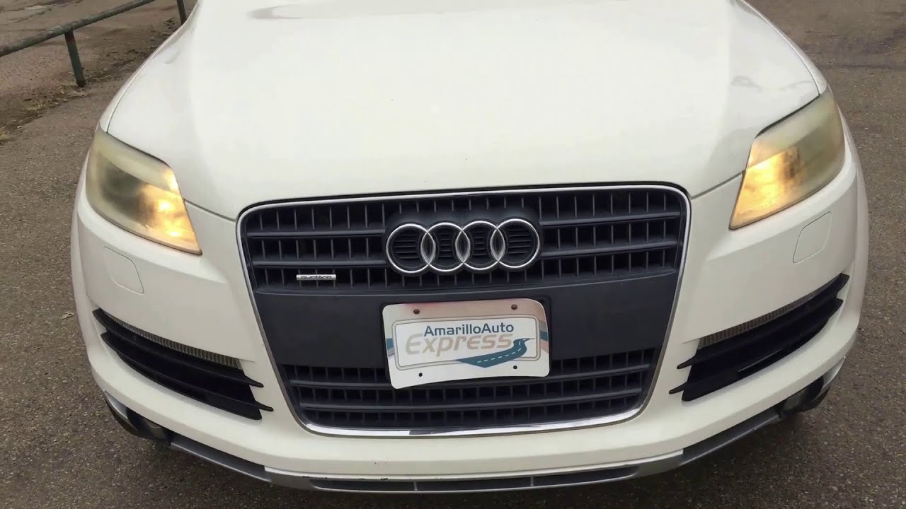 Exact Fit 2007-2010 Audi Q7 LED Daytime Running Lights - YouTube