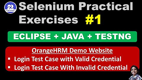 Selenium WebDriver With Java Practical Exercises - YouTube