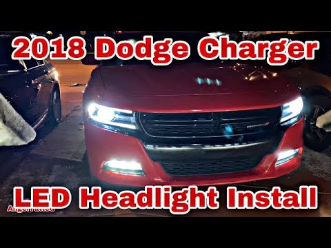 Replacing 2018 Dodge Charger Headlight Bulbs 💡 | Upgrade 2016-2020