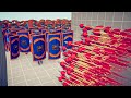 100x SHIELDMEN vs EVERY GOD - Totally Accurate Battle Simulator TABS