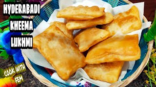 Hyderabadi Lukhmi Recipe With English Subs | Ramzan Special Warqui Kheema Lukhmi By Cook With Fem