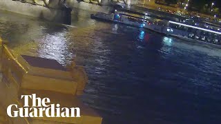 Budapest boat crash: police release footage of moment boats collided