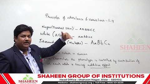 Principles of Inheritance and variations by  Nadeem Quadri(M.SC)