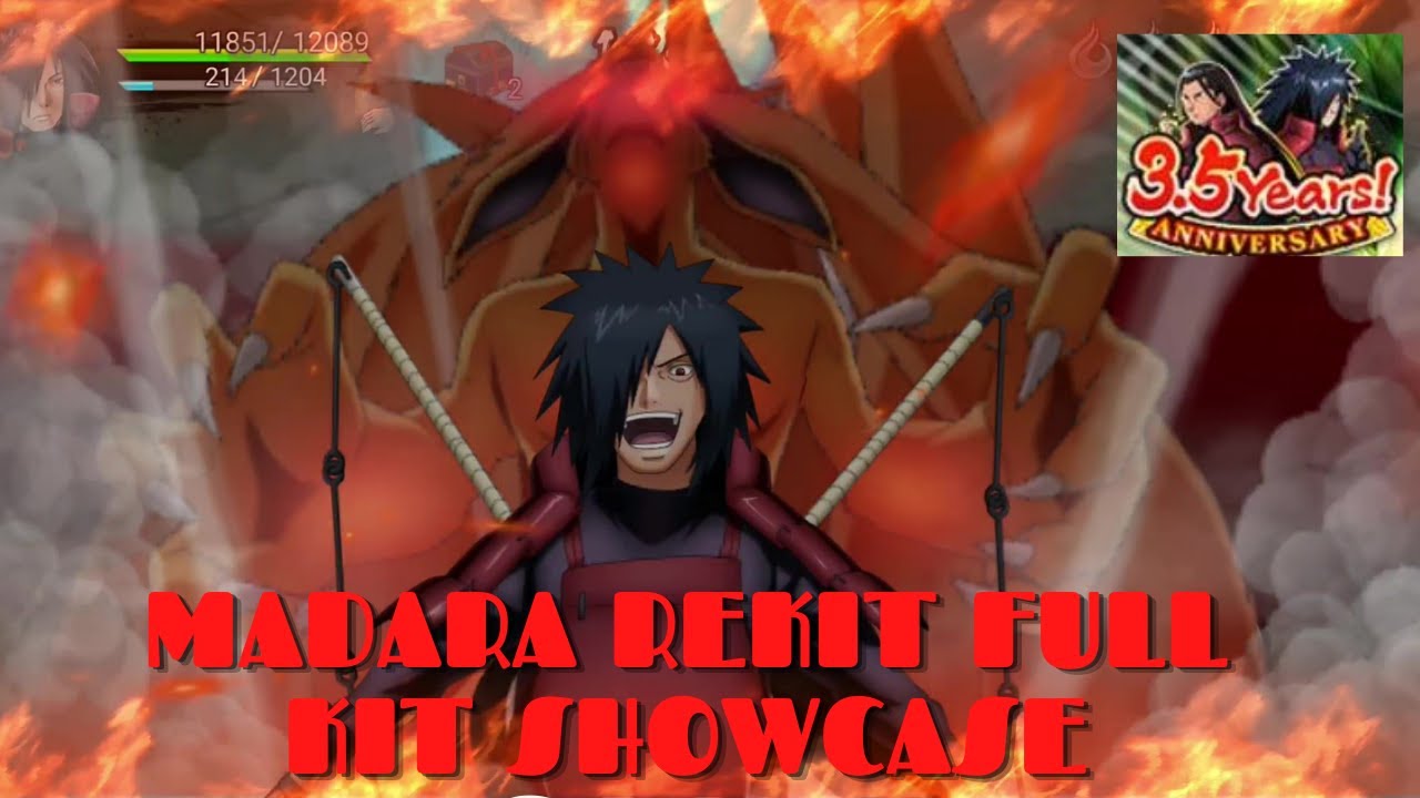 NxB NV 🔥 7 STAR MADARA REKIT (V3 MADARA) SHOWCASE 🔥 3.5 ANNIVERSARY 🔥 Naruto x Boruto Ninja Voltage
