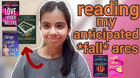 reading my most anticipated *fall* new release arcs 🍁🍂