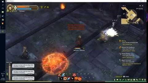 Tree of Savior leveling in Tenet Church