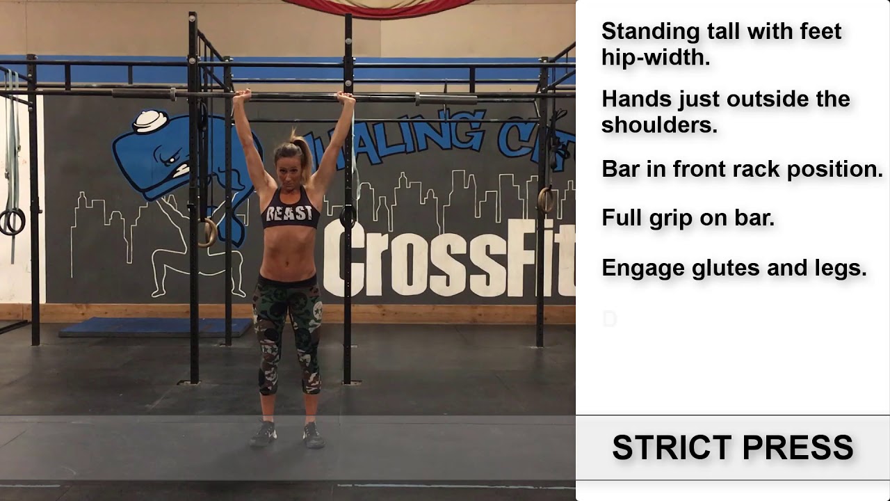 TTSL Daily Movement How To Do A Strict Press YouTube