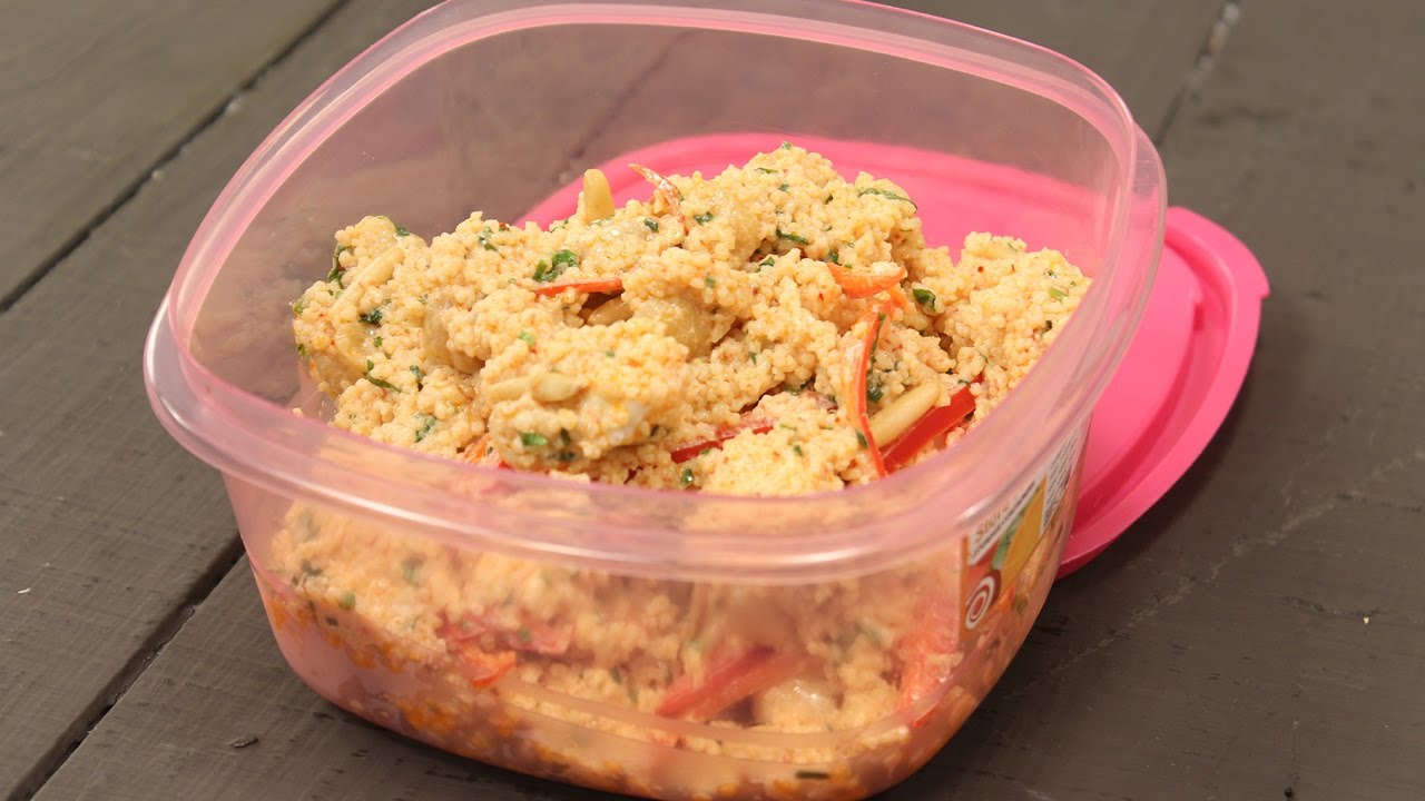 Chickpea Couscous Salad Tiffin Treats by Roopa Nabar Sanjeev Kapoor Khazana YouTube