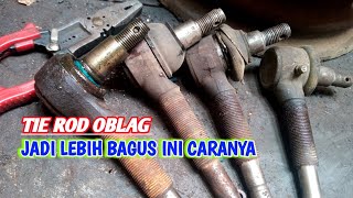 cara memperbaiki tie rod yang sudah oblag dengan cara ini tie rod kocak kembali bagus