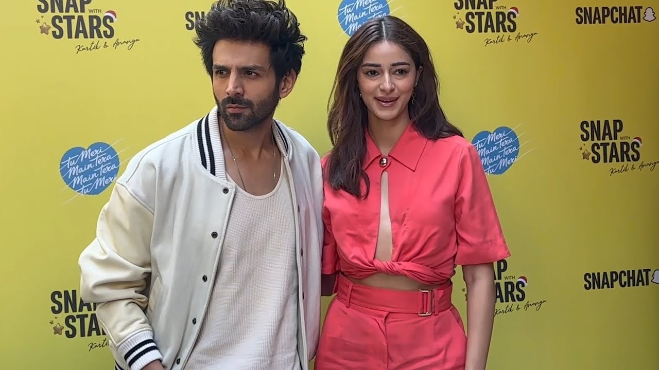 Kartik Aaryan & Ananya Panday At The 'SNAP WITH STARS’ A Special SNAPCHAT Creator Event