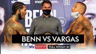 Conor Benn & Samuel Vargas' FIERY face-off! 🔥😡| Plus Courtenay vs Bridges | Full Weigh-in