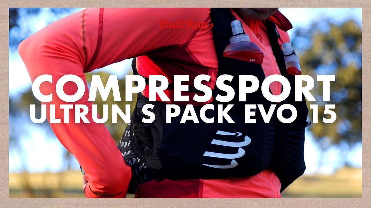 Mochila Trail Running Compressport Ultra Run 140g mujer