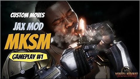 Mortal Kombat Shaolin Monks - Jax Gameplay #1 (customized moves)