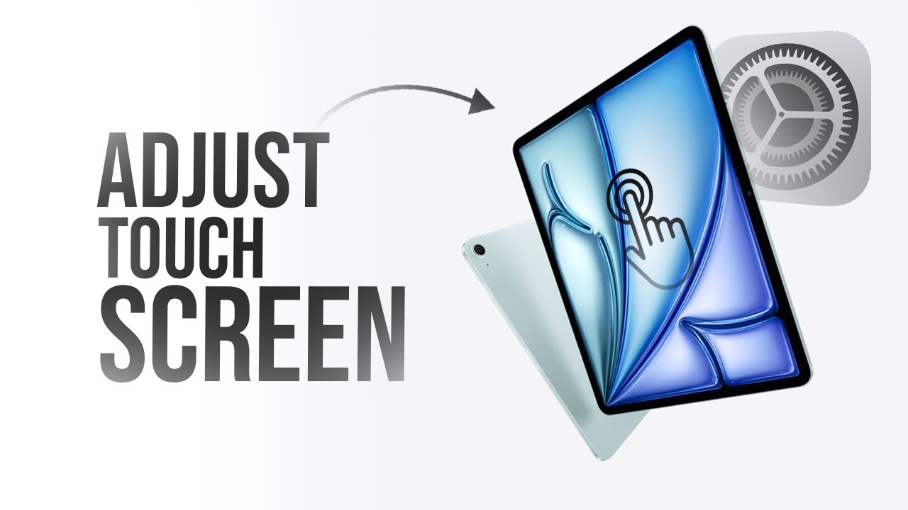 How to Adjust Touch Screen on iPad (tutorial) - YouTube