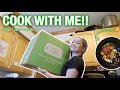 COOK WITH ME FT. GREEN CHEF (btw i can't cook...)