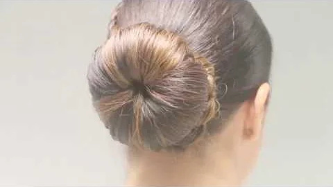 How to make a Hair Bun w/ SrA Rebecca Absher, COAN...