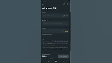 how to withdraw slp from Binance to Ronin