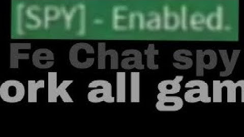 Roblox Fe Script Showcase| Fe chat spy| Work Fluxus and Hydrogen