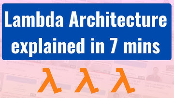 Lambda Architecture tutorial under 10 minutes