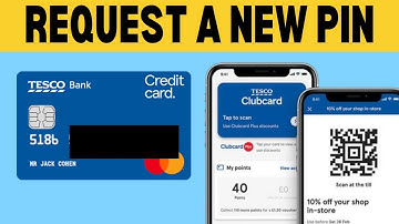 How To Request A New Pin For Tesco Credit Card