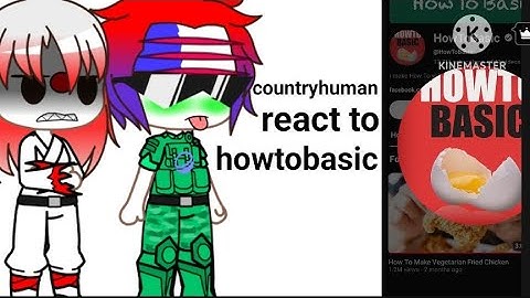 Countryhuman react to howtobasic #countryhumans gacha react to GCRV