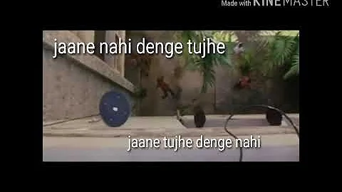 Jaane nahi denge tujhe - 3idiots- with lyrics