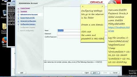Configure weblogic