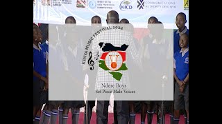 Ndere Boys KMF 2024 Set Piece Male Voices