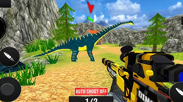 Dinosaur Hunter 3D: Gun Games - Real Dino Hunting Zoo Games - Android Gameplay - Part #2