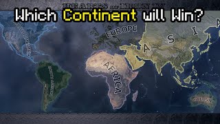 HOI4 Timelaspe but its a Continent Battle Royale