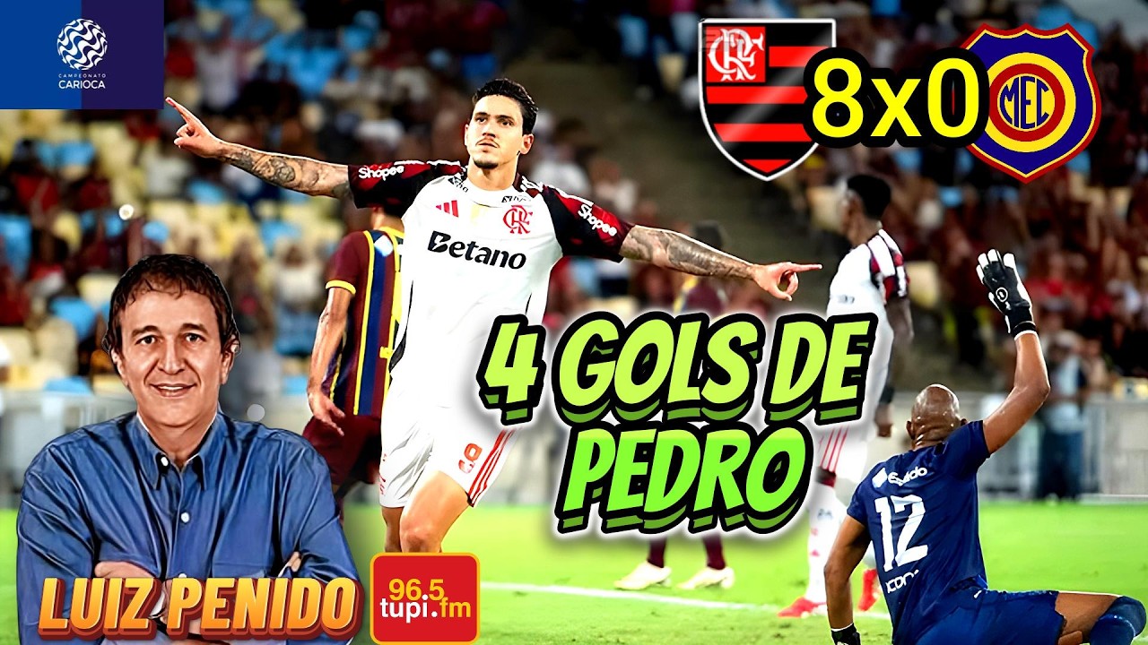 Flamengo 8 x 0 Madureira Narração LUIZ PENIDO Carioca 2026