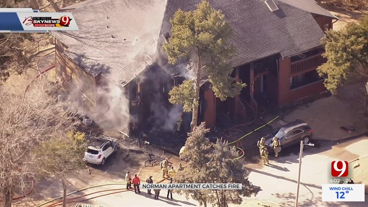 Several People Misplaced After Norman Apartment Fire - YouTube