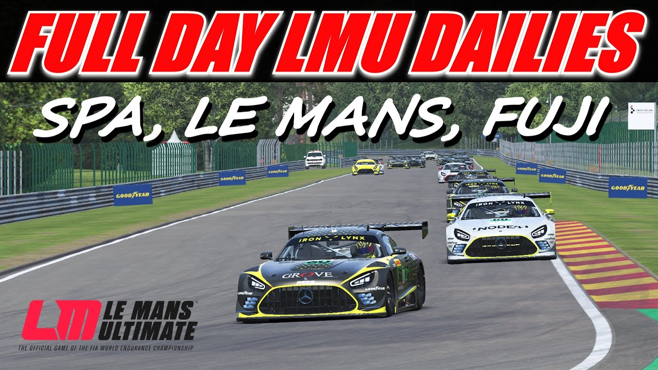 🔴 Le Mans Ultimate - Full Day LMU Daily Racing - YouTube