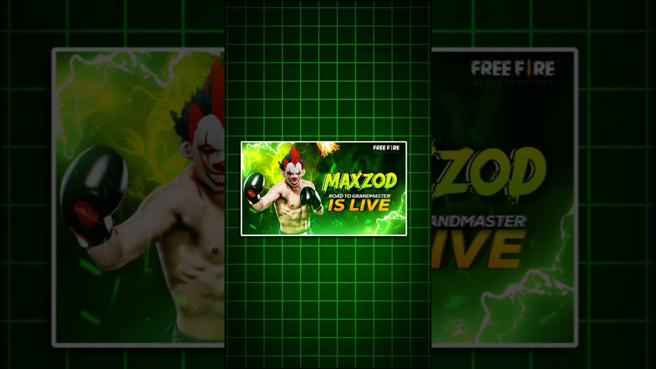 Free Fire live streaming Thumbnail design 