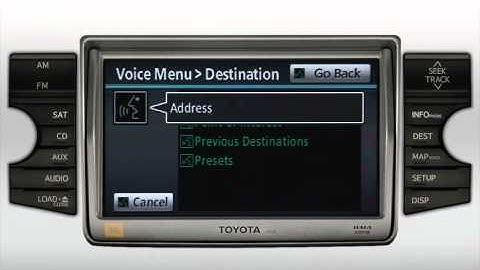 Navigation How To (input an address using voice recognition) 4Runner Toyota of Slidell