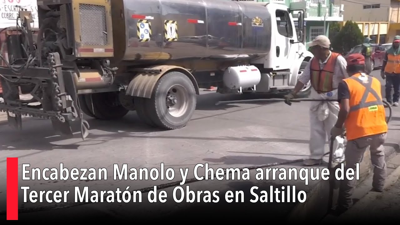 Encabezan Manolo y Chema arranque del Tercer Maratón de Obras en ...