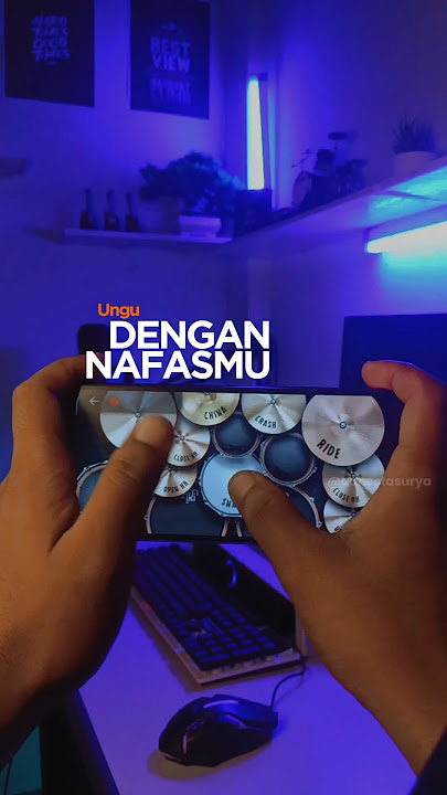 Dengan Nafasmu - Ungu #realdrumcover #ungu #dengannafasmu #shorts